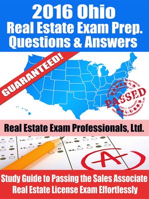 cover image of 2016 Ohio Real Estate Exam Prep Questions and Answers